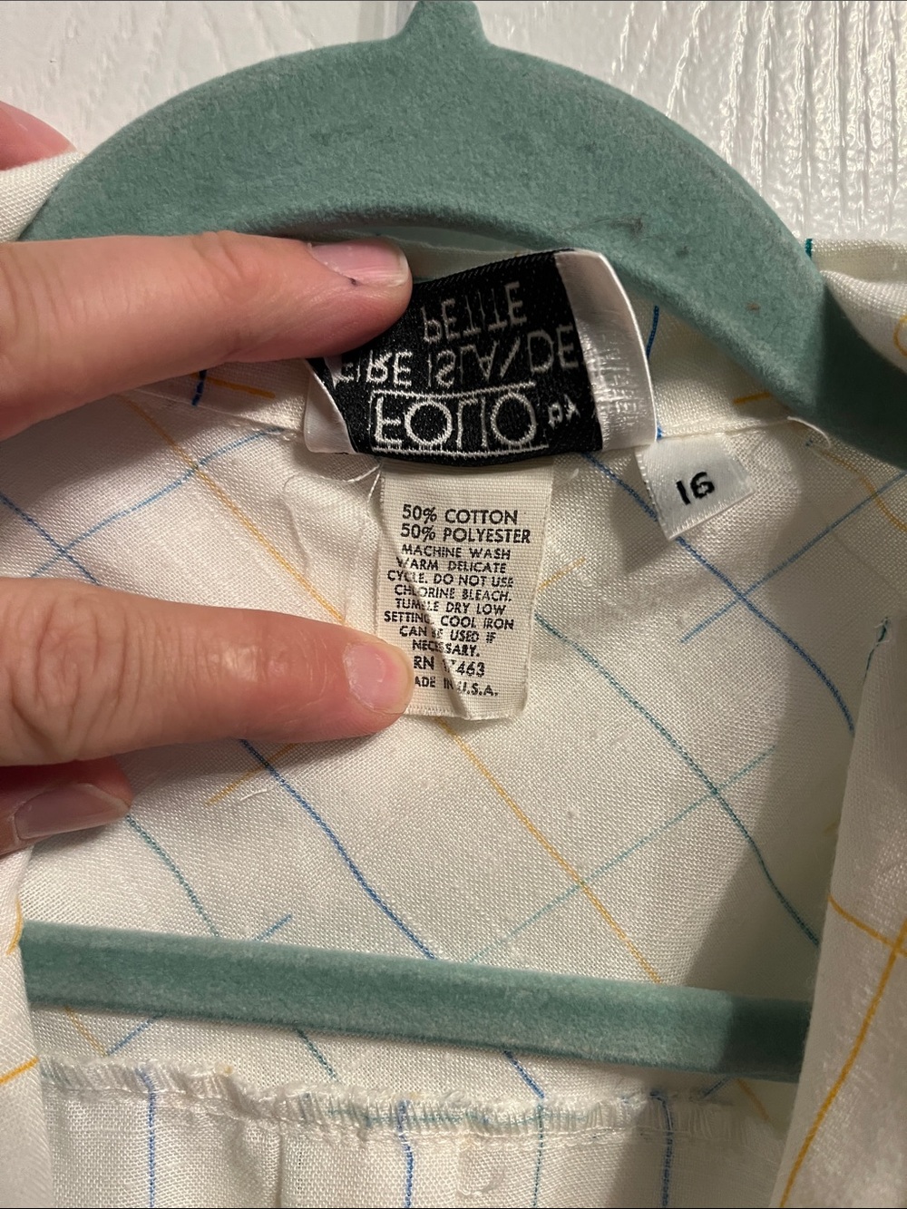 Vintage Folio size 16 button down shirt! - Picture 5 of 7